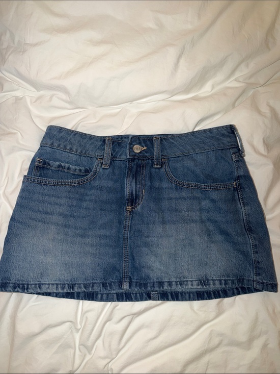 Hollister Dresses & Skirts - Hollister Medium Blue Denim Mini Skirt